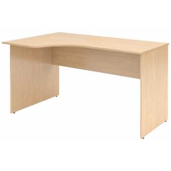 SIMPLE Стол эргономичный SET160-1(L) левый Легно светлый, 1600х900х760 мм