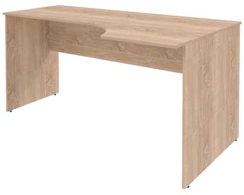 SIMPLE Стол эргономичный SET160-1(R) правый дуб сонома светлый, 1600х900х760 мм