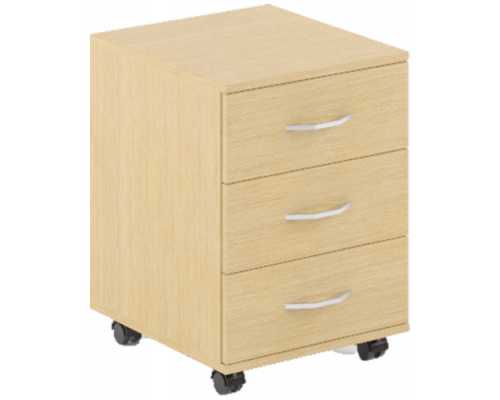SIMPLE Тумба подкатная SC-3M легно светлый, 412х450х556 мм