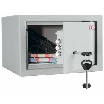 Сейфы мебельные AIKO серии T Сейф мебельный AIKO T-17, 260х170х230 мм, 4 кг, ключевой замок, серый