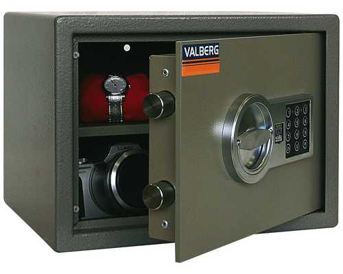 Сейфы мебельные VALBERG ASM Сейф мебельный VALBERG ASM-25 EL, 340х250х280 мм, 13 кг, полка, электронный замок