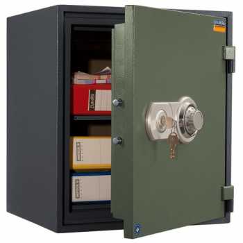Сейфы огнестойкие VALBERG FRS-51 Сейф огнестойкий VALBERG FRS-51 CL, 430х490х430 мм, 50 кг, полка, лоток, ключ+механический код