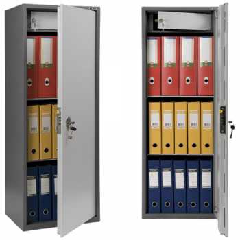 Шкафы бухгалтерские AIKO SL Шкаф бухгалтерский AIKO SL-125T, 460х1252х340 мм, ключевой замок, трейзер