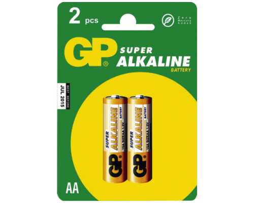 Батарейки алкалиновые GP Super Alkaline AA/316/LR6, 1,5 В, 4 шт/уп