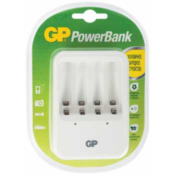 Зарядное устройство GP PB420GS-2CR1/10 для 4-х аккумуляторов АА/ААА, заряд за 15 часов