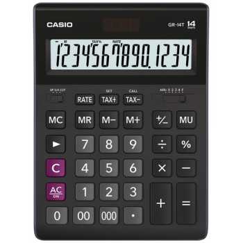Настольный калькулятор CASIO GR-14T-W-EP 14 разрядов
