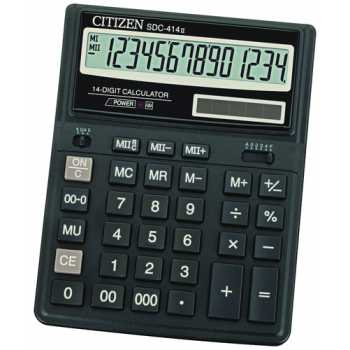 Настольный калькулятор CITIZEN SDC-414N 14 разрядов