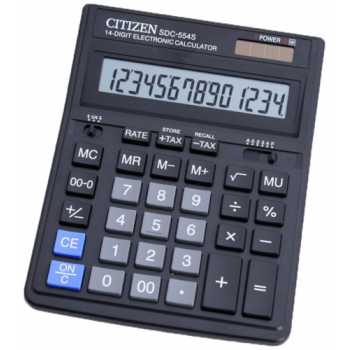 Настольный калькулятор CITIZEN SDC-554S 14 разрядов