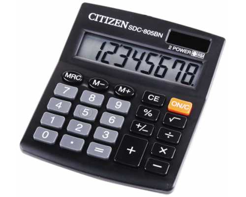 Настольный калькулятор CITIZEN SDC-805NR 8 разрядов