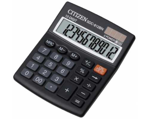 Настольный калькулятор CITIZEN SDC-812BN 12 разрядов