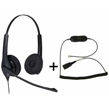 Гарнитура телефонная JABRA Biz 1500 Duo, разъем QD
