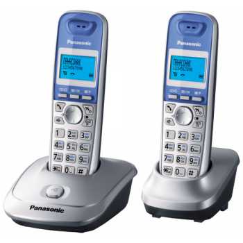 Радиотелефон PANASONIC KX-TG2512 Радиотелефон PANASONIC KX-TG2512RUS, серебристый