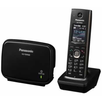 SIP радиотелефон PANASONIC KX-TGP600 черный, 1,8" ЖК-дисплей