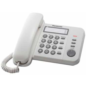 Телефон PANASONIC KX-TS2352 Телефон PANASONIC KX-TS2352RUW, белый
