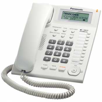 Телефон PANASONIC KX-TS2388RU Телефон PANASONIC KX-TS2388RUW, белый