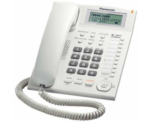 Телефон PANASONIC KX-TS2388RU Телефон PANASONIC KX-TS2388RUW, белый