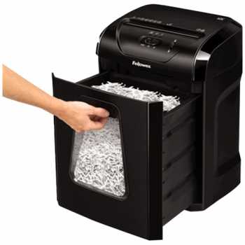 Уничтожитель документов FELLOWES PowerShred 12C фрагмент 4x40 мм, P-4 уровень секретности, 12 листов