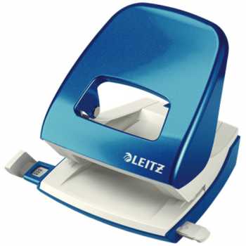 Дырокол LEITZ  Nexxt Wow 30 листов, синий металлик
