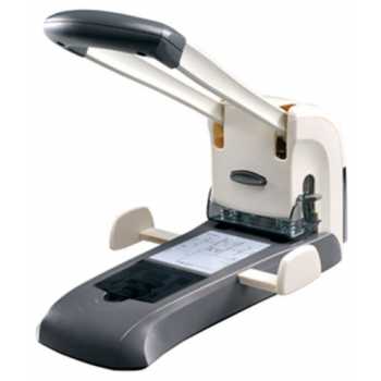 Дырокол мощный KW-TRIO Lever-Tech HD 200 листов, серый