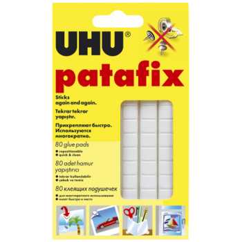 Клеящие подушечки UHU Patafix белые, 80 шт