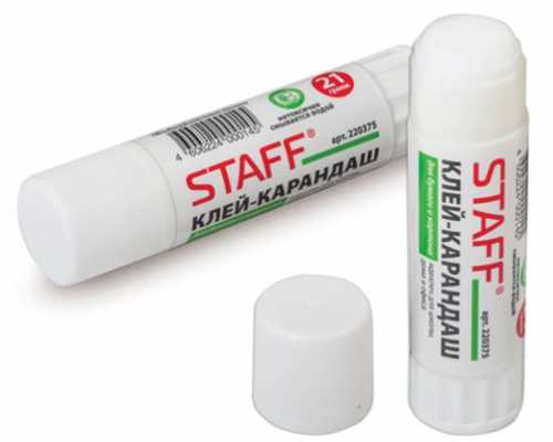 Клеящий карандаш STAFF 21 г