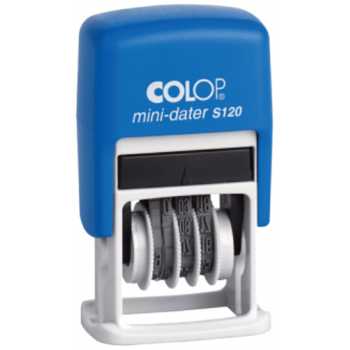 Датер COLOP Mini S120/SD, шрифт 3,8 мм, сокращенная дата
