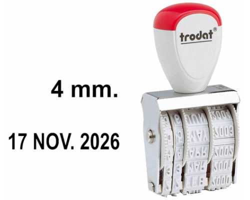 Ручной ленточный датер TRODAT 1010, 4 мм, русский