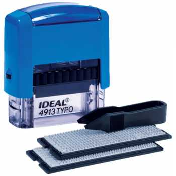 Самонаборный штамп TRODAT Ideal 4913/DB TYPO, 5 строк, поле 58 х 22 мм, 2 кассы в комплекте