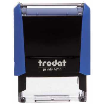 Самонаборный штамп TRODAT Printy TYPO 4911/DB, 3 строки, поле 38х14 мм