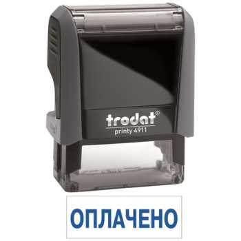 Штамп со стандартным словом TRODAT "ОПЛАЧЕНО"