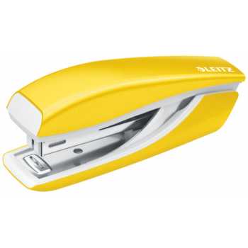 Мини-степлер LEITZ NeXXt WOW 10 листов, скобы №10, желтый