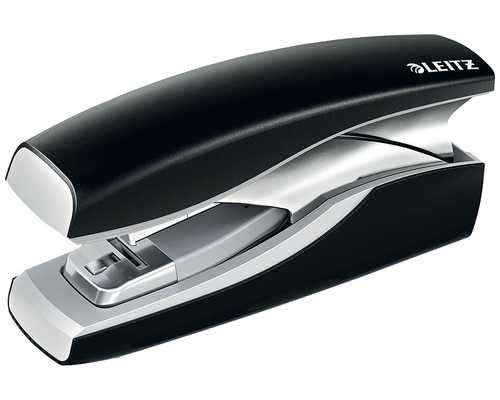 Степлер LEITZ New NeXXt Softpress 30 листов, черный