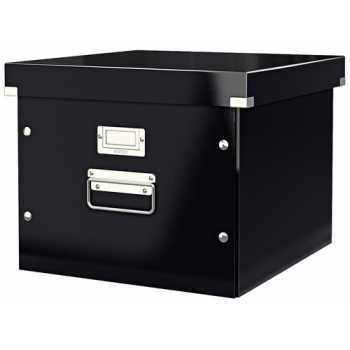 Короб для подвесных папок LEITZ Click&Store черный, 357х285х367 мм, вмещает 15 подвесных папок А4