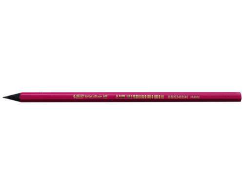 Карандаш BIC Evolution Fluo HB, пластиковый шестигранный корпус ассорти, без ластика