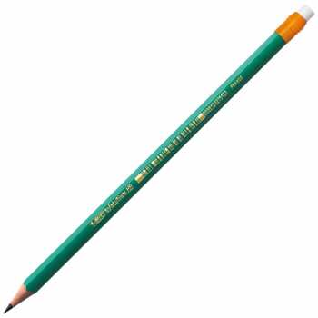 Карандаш BIC Evolution HB, пластиковый шестигранный корпус, с ластиком