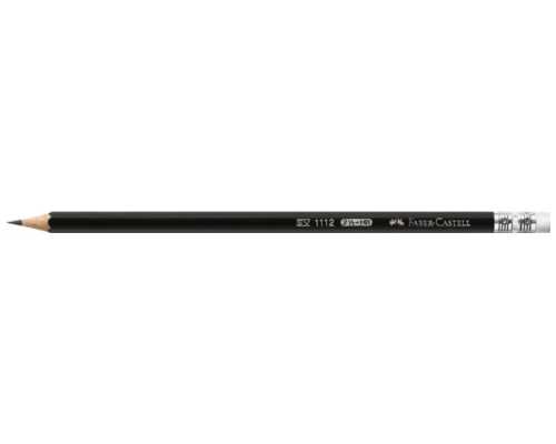 Карандаш FABER-CASTELL 1111/1112 Карандаш FABER-CASTELL 1112, HB, шестигранный с ластиком