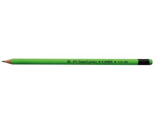 Карандаш FABER-CASTELL Candy HB, круглый, ассорти, с ластиком