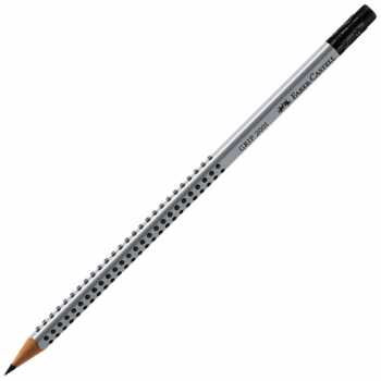 Карандаш FABER-CASTELL Grip 2001 B, трехгранный, с ластиком