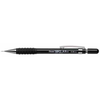Механический карандаш PENTEL 120 A3 грифель 0,5 мм, черный корпус