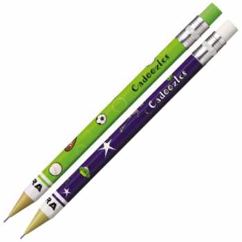 Механический карандаш ZEBRA Fun Pencil грифель 0,7 мм, с ластиком корпус ассорти