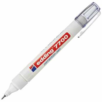 Корректирующая ручка EDDING 7700 8 мл, металлический наконечник