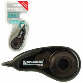 Корректирующий роллер BRAUBERG Design One, 5 мм х 6 м
