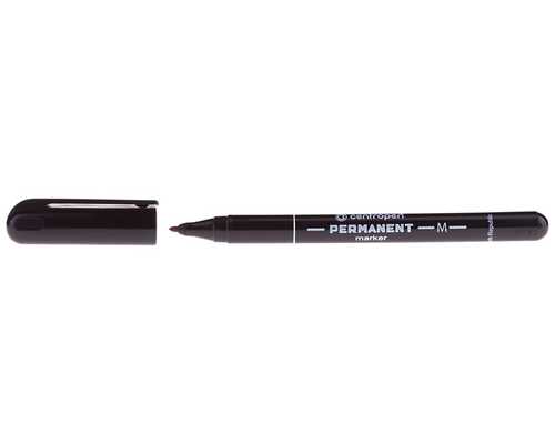 Перманентный маркер CENTROPEN 2846 черный, линия 1 мм, круглый наконечник