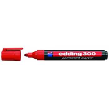 Перманентный маркер EDDING 300 красный