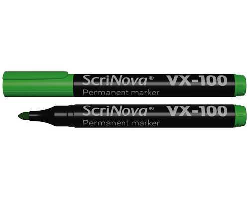 Перманентный маркер SCRINOVA 100 зеленый