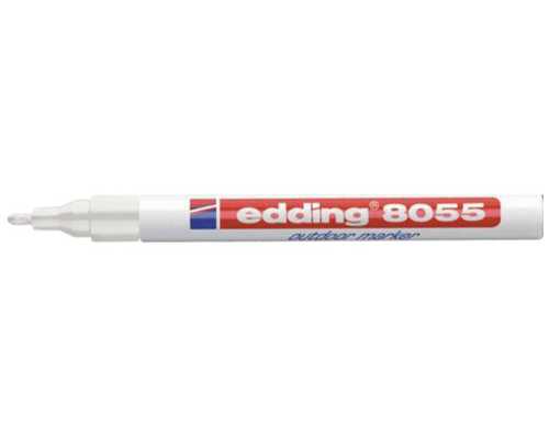 Маркер для наружных работ EDDING 8055 белый, линия 1-2 мм