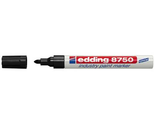 Маркер для промышленной графики EDDING 8750 черный, линия 2-4 мм