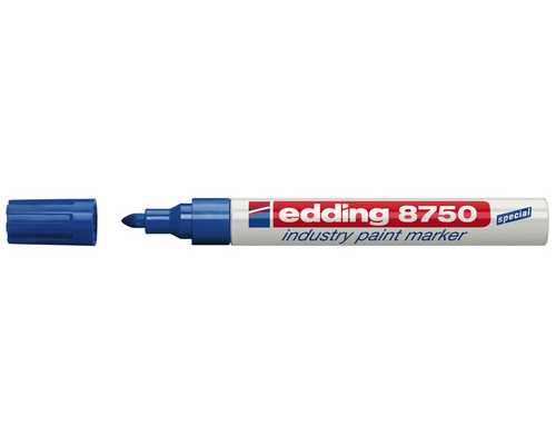 Маркер для промышленной графики EDDING 8750 синий, линия 2-4 мм