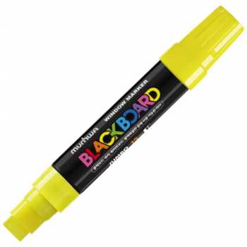 Маркер меловой MUNHWA Black Board Jumbo желтый, линия 15 мм