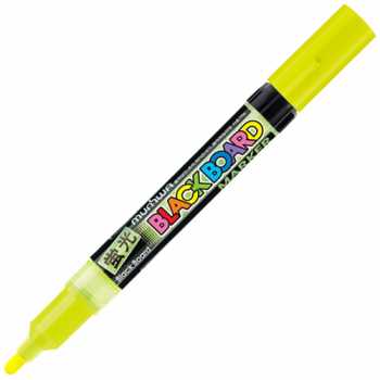 Маркер меловой MUNHWA Black Board Marker желтый, линия 3 мм